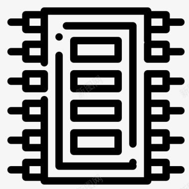 技术芯片计算机图标图标