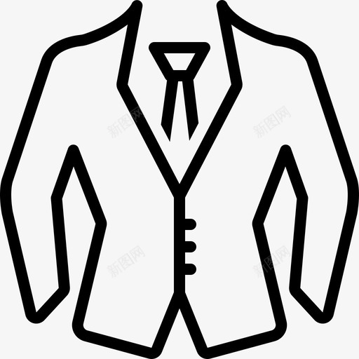 正式服装服装时装图标svg_新图网 https://ixintu.com 制服 时装 服装 正式服装