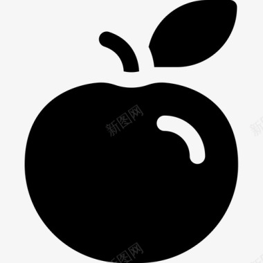 苹果种植45填充图标图标