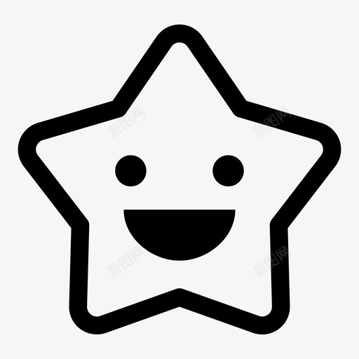 表情情感脸图标svg_新图网 https://ixintu.com 微笑 情感 明星 明星表情 脸 表情