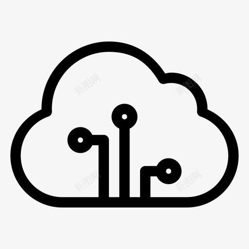 云互联网网络图标svg_新图网 https://ixintu.com 云 互联网 印刷电路 网络 网络搜索引擎优化
