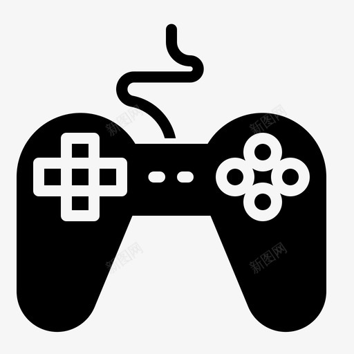 游戏板控制器在线游戏图标svg_新图网 https://ixintu.com 在线游戏 多媒体 控制器 游戏板 音乐多媒体