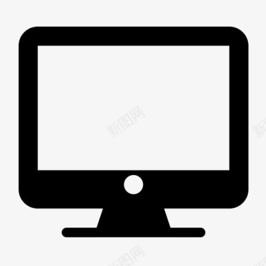 显示器电脑屏幕图标图标