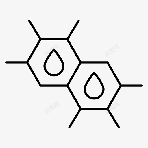 分子原子燃料图标svg_新图网 https://ixintu.com 分子 原子 汽油 燃料 石油 石油工业线图标