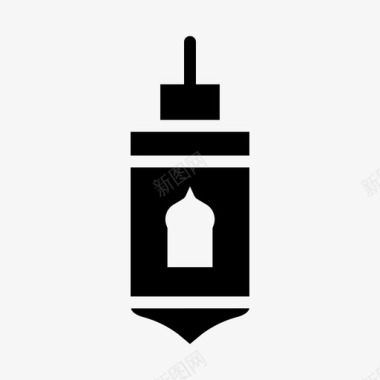 灯笼伊斯兰教灯图标图标