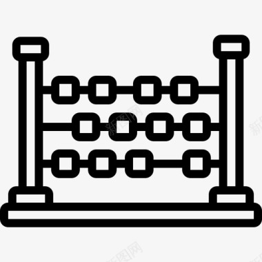 算盘古代算术图标图标