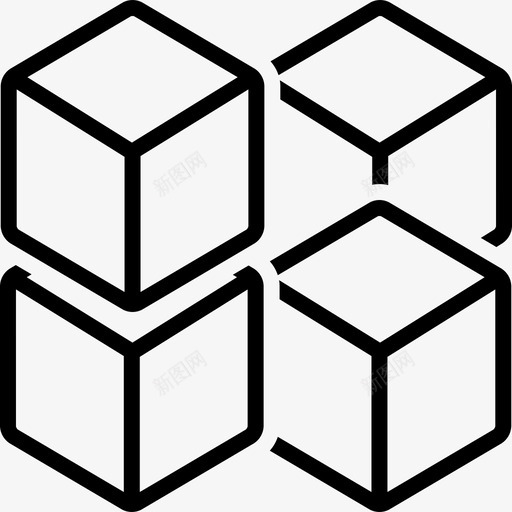 正方形的立方体图形几何图形多边形图标svg_新图网 https://ixintu.com 几何图形 图形 多边形 形的 技术 正方 正方形 立方体