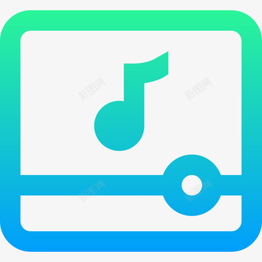 播放器uiux接口4渐变图标svg_新图网 https://ixintu.com ui-ux 接口 播放器 渐变