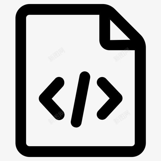 程序代码开发图标svg_新图网 https://ixintu.com html 代码 开发 程序 脚本