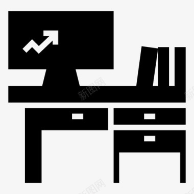 计算机档案办公桌图标图标