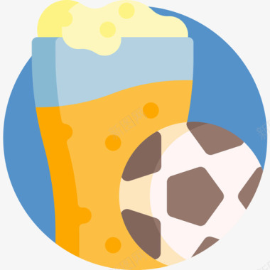 啤酒足球38淡啤酒图标图标