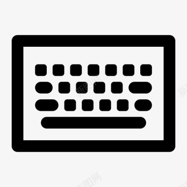 键盘计算机互联网图标图标
