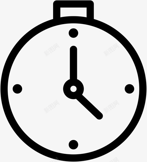 时钟快递时间图标svg_新图网 https://ixintu.com 快递 时钟 时间 跟踪 配送和物流