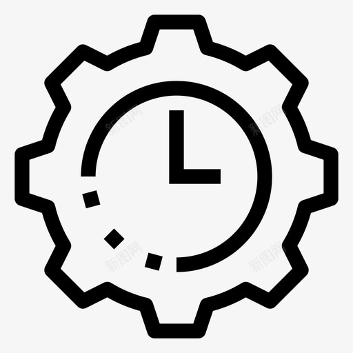 时间管理商业搜索引擎优化图标svg_新图网 https://ixintu.com 商业 搜索引擎优化 时间管理 营销 设置