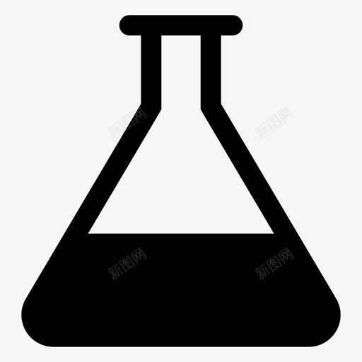 锥形烧瓶烧杯化学图标svg_新图网 https://ixintu.com 化学 教育设备 测试 烧杯 科学 锥形烧瓶