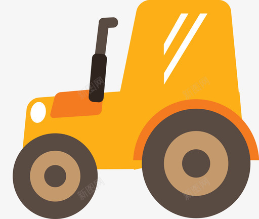 tractorsvg_新图网 https://ixintu.com tractor 扁平