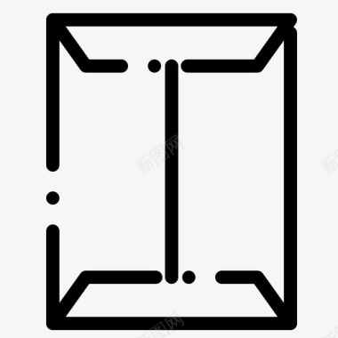 信封盒子壁橱图标图标