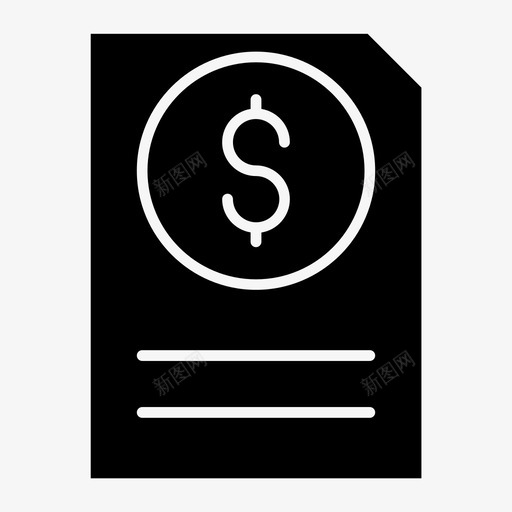 信用卡支付账单成本图标svg_新图网 https://ixintu.com 信用卡支付 假期和酒店 成本 支出 账单