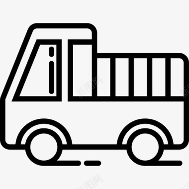 小型卡车送货卡车图标图标