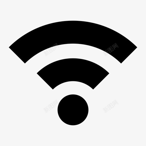 信号连接热点图标svg_新图网 https://ixintu.com wifi 信号 信号图标包 热点 连接