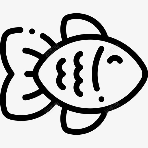 鱼宠物34直系图标svg_新图网 https://ixintu.com 宠物 直系