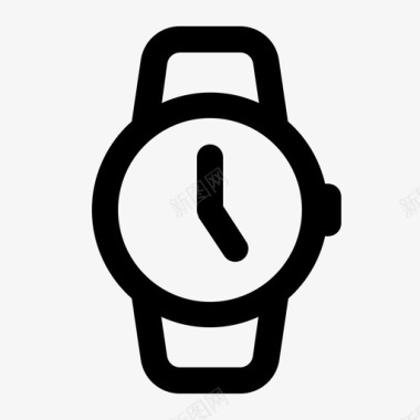 手表商人时钟图标图标
