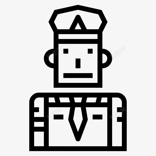 警察警卫人图标svg_新图网 https://ixintu.com 保安 警卫 警察 选举