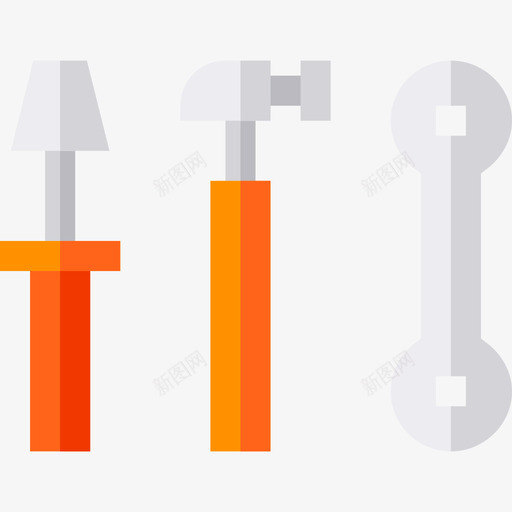 工具结构124扁平图标svg_新图网 https://ixintu.com 工具 扁平 结构124