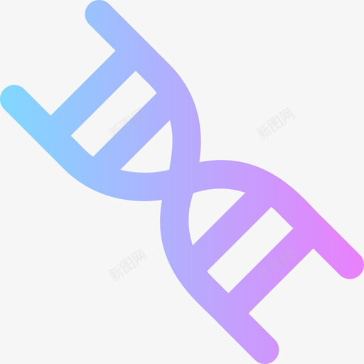 Dna实验室线性梯度图标svg_新图网 https://ixintu.com Dna 实验室线性 梯度