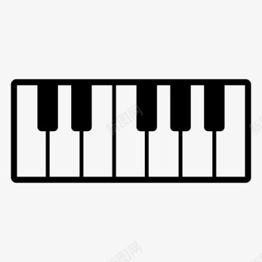 钢琴音响乐器图标图标