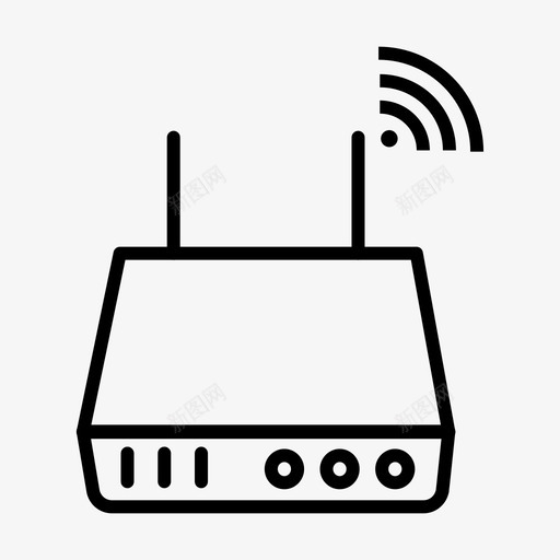 调制解调器通信设备1概述图标svg_新图网 https://ixintu.com 概述 调制解调器 通信设备
