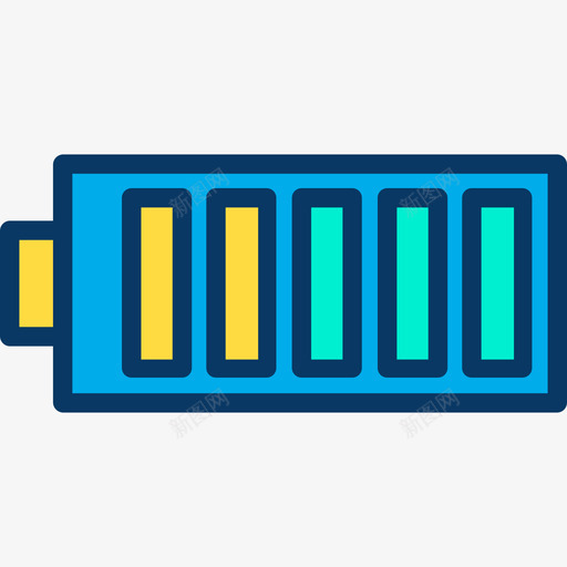 低电池能量26线性颜色图标svg_新图网 https://ixintu.com 电池 线性 能量 颜色