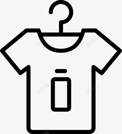 衬衫电池休闲图标svg_新图网 https://ixintu.com 休闲 电池 电源 衣服 衬衫 衬衫薄