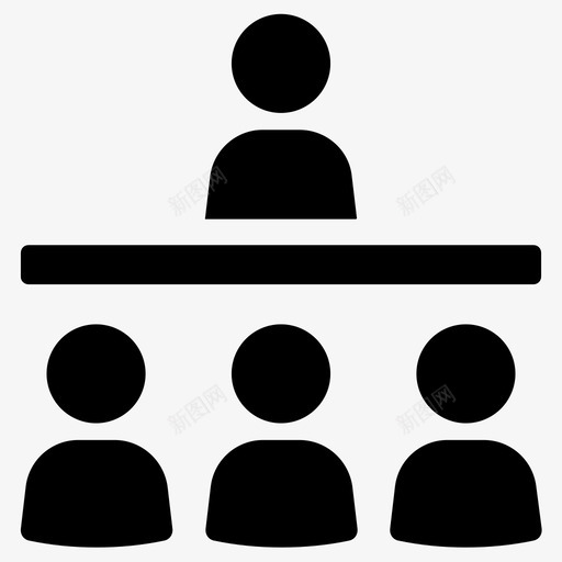 会议听众大会图标svg_新图网 https://ixintu.com 会议 听众 大会 研讨会