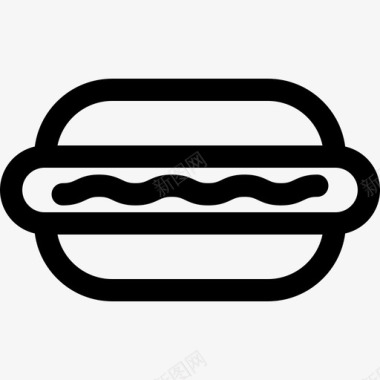 热狗汉堡食物图标图标