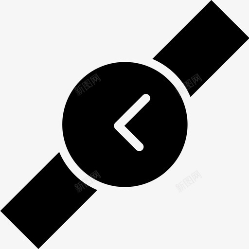 腕表时间管理47实心图标svg_新图网 https://ixintu.com 实心 时间管理47 腕表