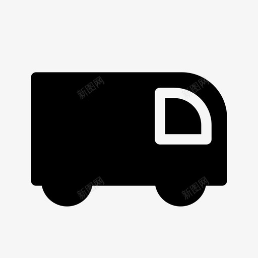 货物道路交通图标svg_新图网 https://ixintu.com 交通 填充 货物 车辆 运输 道路