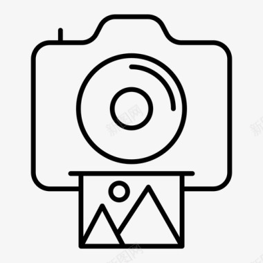 照相机捕获小工具图标图标