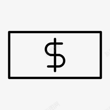 货币美元付款图标图标