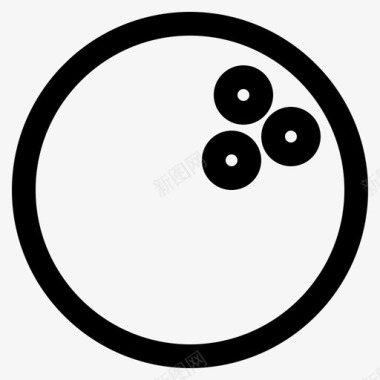 保龄球运动图标图标
