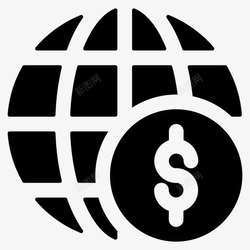 全球商务电子商务经济图标svg_新图网 https://ixintu.com 全球 商务 图标 字形 电子商务 经济 货币