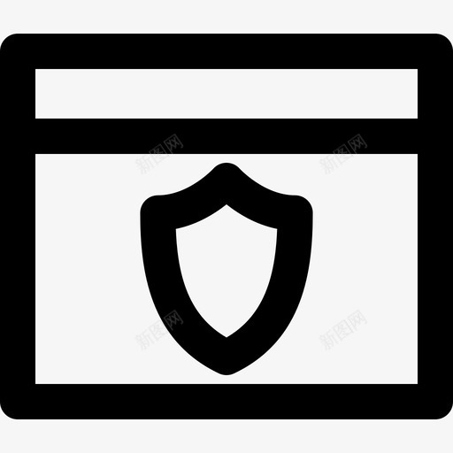 网站数据保护27线性图标svg_新图网 https://ixintu.com 保护 数据 线性 网站