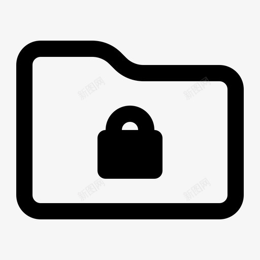 锁定的文件夹文档文件夹行图标svg_新图网 https://ixintu.com 文件夹行 文档 锁定的文件夹