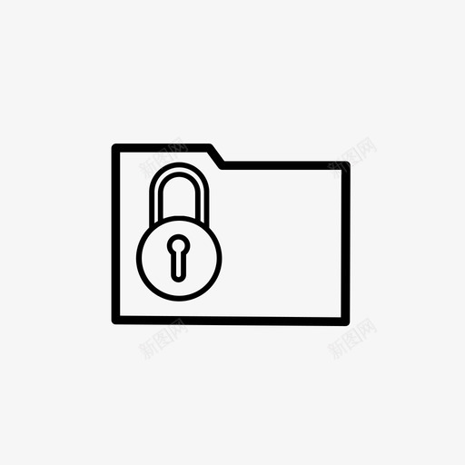 安全数据完整性受保护文件夹图标svg_新图网 https://ixintu.com 保护 安全 完整性 数据 文件夹 系统 联网