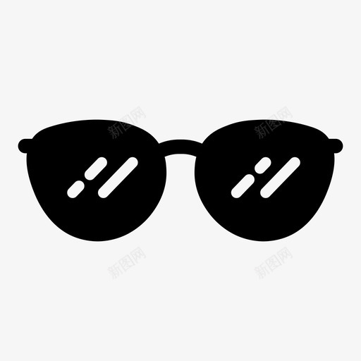 眼镜眼睛视力图标svg_新图网 https://ixintu.com 光学 眼睛 眼镜 视力 镜片