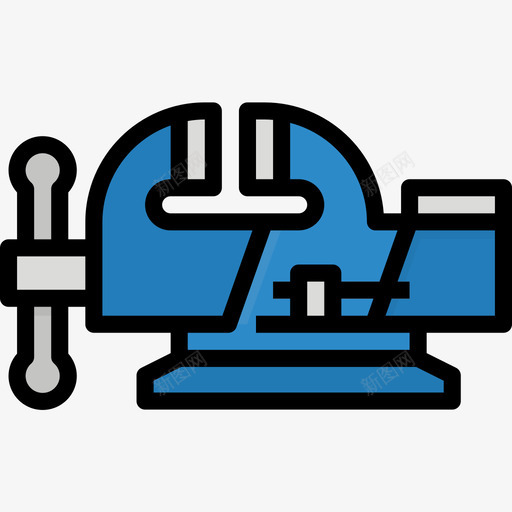 线颜色51号工具夹具图标svg_新图网 https://ixintu.com 51号 夹具 工具 颜色