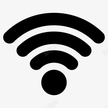 wifi信号互联网信号无线通信图标图标