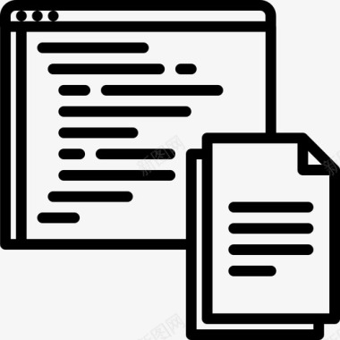 文档代码开发人员图标图标