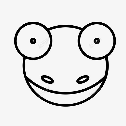 青蛙动物爬行动物图标svg_新图网 https://ixintu.com 动物 爬行动物 青蛙