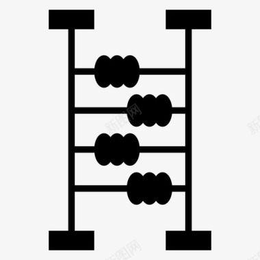 算盘教育实验图标图标
